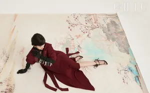 赵雅芝素雅长裙中国风性感写真_2