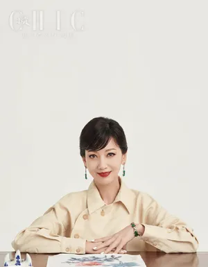 赵雅芝素雅长裙中国风性感写真_7