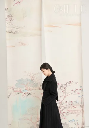 赵雅芝素雅长裙中国风性感写真_8