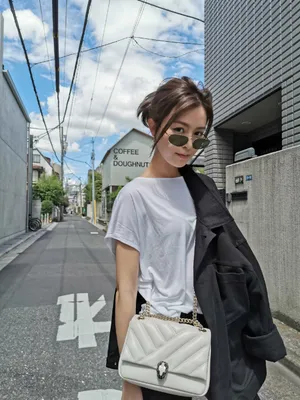 文咏珊夏日清新街拍图片_3