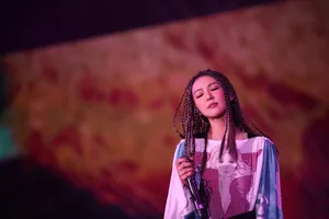 薛凯琪脏辫性感舞台照图片_5