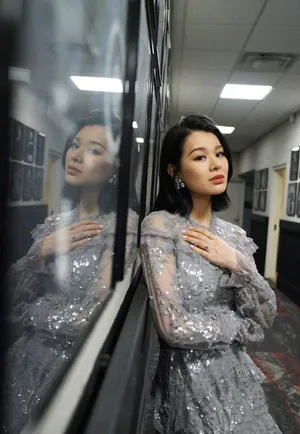 胡杏儿亮片礼服性感图片_4