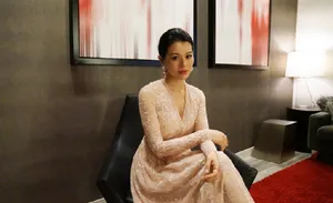 胡杏儿亮片礼服性感图片_5