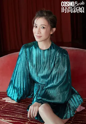 佘诗曼魅力性感婚纱照图片第1张
