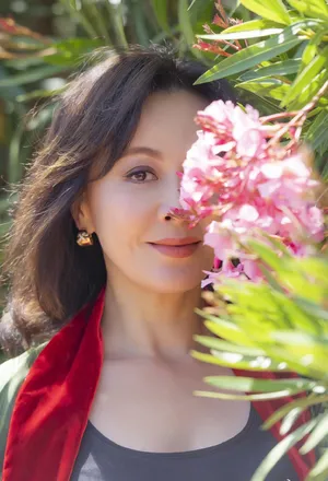 刘嘉玲清新甜美户外写真_7
