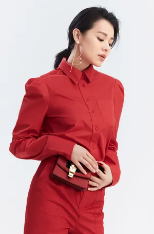 胡杏儿优雅知性时尚杂志封面大片_8