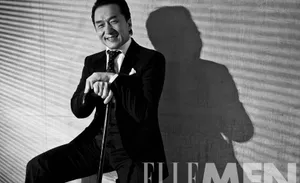 成龙登ELLEMam杂志封面图片