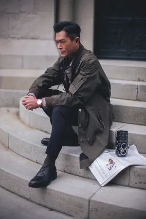 阳光男神古天乐《ELLE》时装写真图片_2