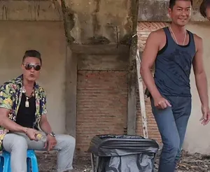 古天乐片场秀武功似卖艺_2
