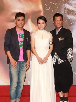 逃出生天3D澳门首映主演古天乐李心洁等出席_12