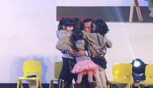 古天乐父爱满满孩子爱不释手