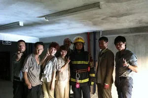 逃出生天曝花絮照古天乐金巧巧显默契_4