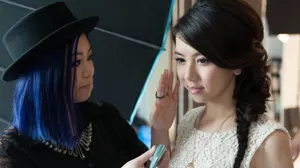邓紫棋广告拍摄花絮照 穿白色短裙显甜美_3
