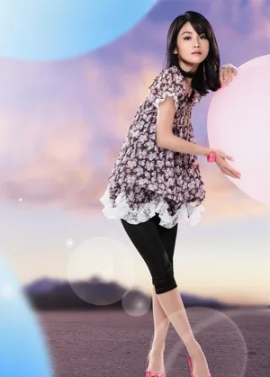 蔡卓妍春季纯美写真图片 美艳动人_6