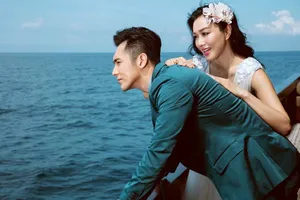 钟丽缇与张伦硕曝光婚纱照：姐弟恋修成正果_4