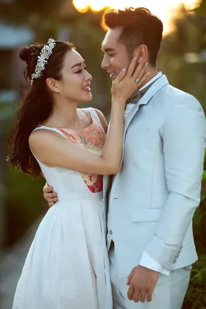 钟丽缇与张伦硕曝光婚纱照：姐弟恋修成正果_7