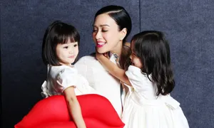 钟丽缇携女儿拍时尚COSMO杂志写真