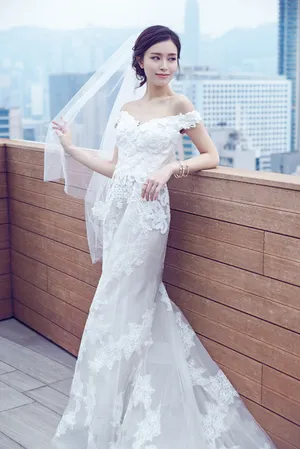 文咏珊《新娘ModernBride》性感婚纱写真图片_6