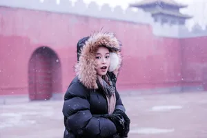 文咏珊唯美写真图片 文咏珊冬日生活照图片_2