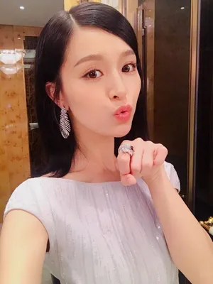 文咏珊露背礼服长裙性感写真_12