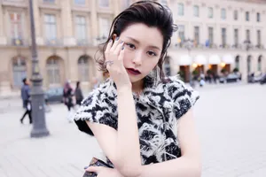 文咏珊巴黎时装周性感图片_7
