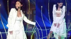 张柏芝衣服不慎滑落旧照疯传 露双乳花容失色_1