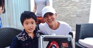 曹格儿子joe生日会 韩庚黄磊张歆艺现身献祝福_9