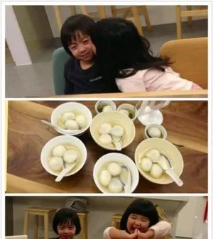曹格女儿强吻Kimi图片 俩家预订娃娃亲第1张
