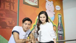 谢霆锋Angelababy开心进餐图片 两人兄弟相称_12