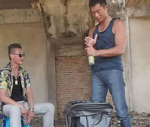 古天乐片场秀武功似卖艺