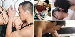古天乐林熙蕾黄立行 盘点令人血脉膨胀的床上写真_16