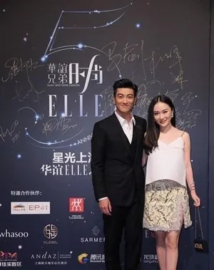 成龙杨幂陈赫等明星亮相《华谊兄弟ELLE之夜》_17