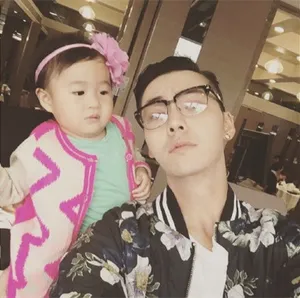 陈伟霆和外甥女搞笑合照图片_3