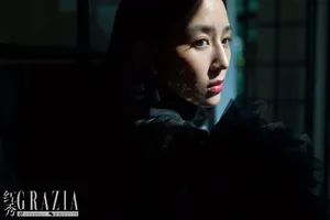 张钧甯性感红秀封面大片写真图片_3