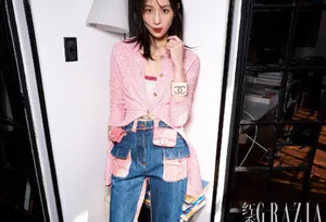 张钧甯性感红秀封面大片写真图片_10