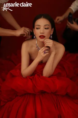 舒淇红裙美艳性感写真图片_4