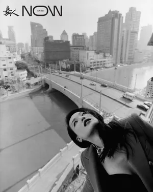 舒淇红唇美艳江景大片写真图片_6