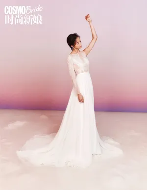 张钧甯浪漫婚纱大片写真图片_6