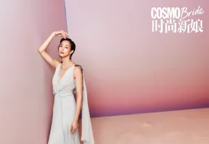 张钧甯婚纱美丽圣洁香肩写真图片_14