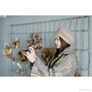 陈乔恩风衣秋日清爽甜美美照图片第1张