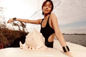 张钧甯海边旅行大片写真图片_2