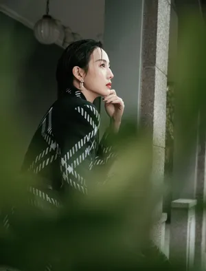 张钧甯深V大衣性感写真图片_3