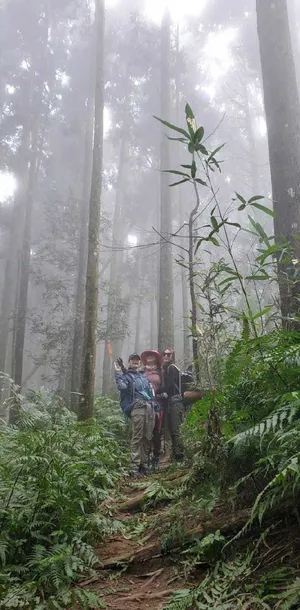 SHE三人合体相约登山美照图片_3