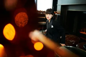 文淇黑色甜酷风写真图片_3
