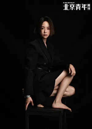 张钧甯黑色系酷飒性感写真图片_6