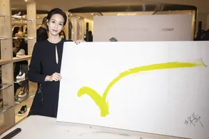 张钧甯黑白双面造型品牌活动图片_13