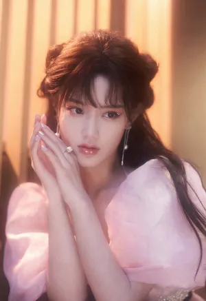 陈意涵粉裙性感恬静写真图片_7