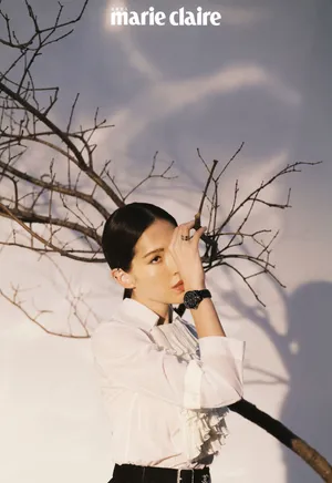 许玮甯抹胸裙性感优雅写真图片_1