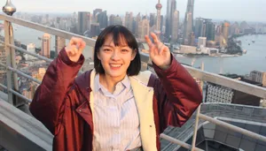 文淇夕阳天台私服照图片