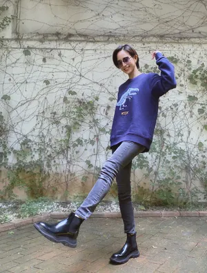 张钧甯休闲私服生活照图片_5